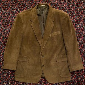 Jeremy Smythe brown thick corduroy blazer